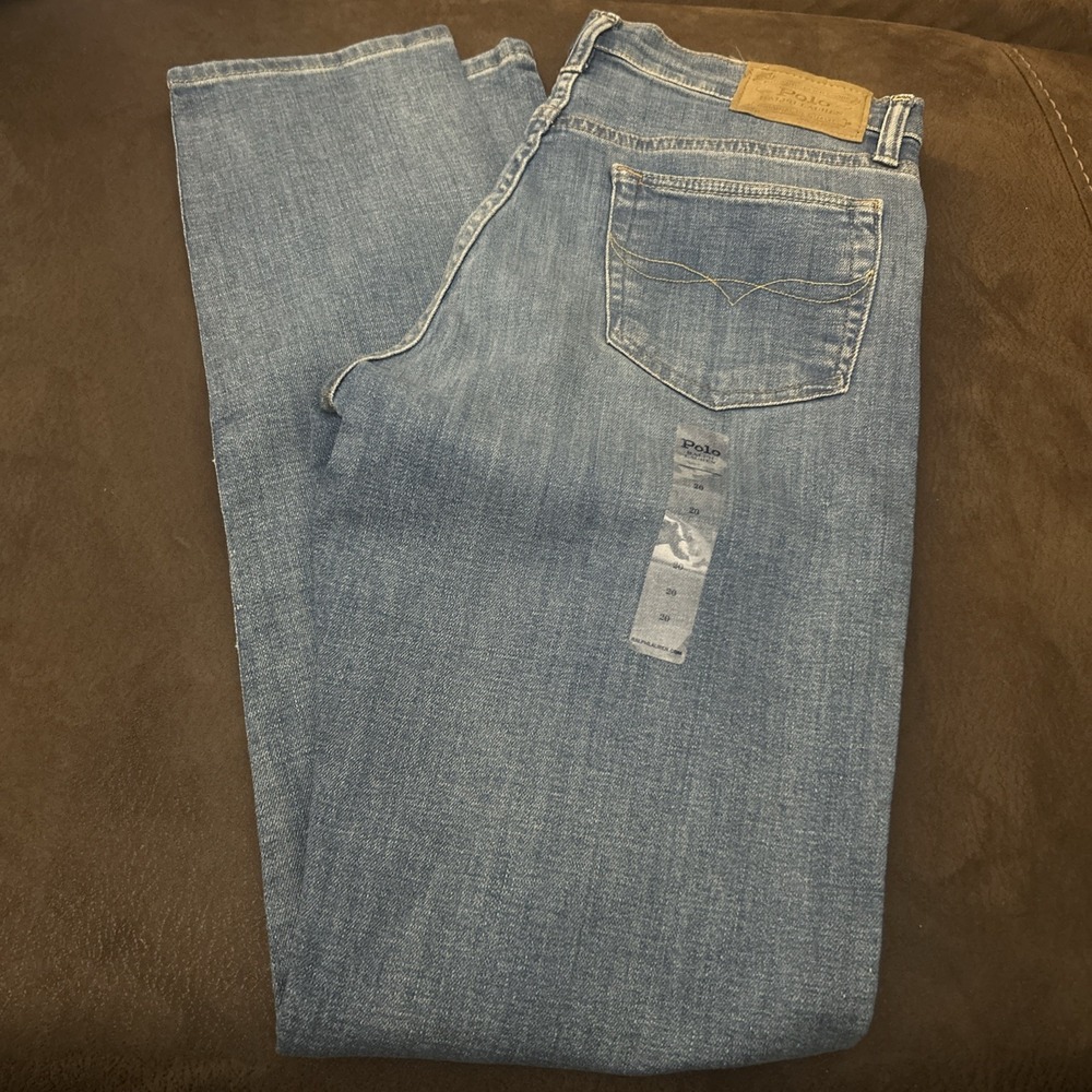 Polo Ralph Lauren Jeans Boys 20 Blue The Sullivan Slim Low Stretch Denim New